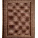 Kohvar – Hand Knotted Wool Rug in Brown/Cream