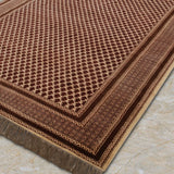 Kohvar – Hand Knotted Wool Rug in Brown/Cream