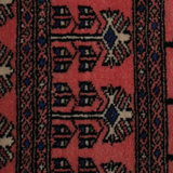Aatish – Hand Knotted Wool Rug in Rust Orange/Black