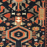 Ravand – Hand Knotted Wool Rug in Black/Russet