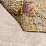 Gulpari – Hand Woven Jute Rug in Beige/Pink