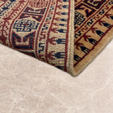 Rahnavaaz – Hand Knotted Wool Rug in Beige/Brown