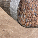 Aran Loom – Hand Woven Wool Rug in Copper Brown