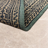 Farangul – Hand Knotted Wool Rug in Sage Green/Mushroom