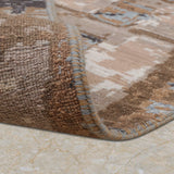 Winter Metropolis – Hand Knotted Wool Rug in Grey/Brown