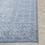 Porcelain Dastan – Hand Knotted Wool Rug in Porcelain Blue/Grey