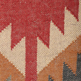 Desert Totem – Hand Woven Jute Rug in Red/Beige