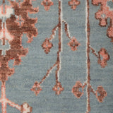 Aabzar Path – Hand Knotted Wool Rug in Sky Blue/Brown