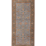 Gul-e-Khaak – Hand Knotted Wool Rug in Grey/Burnt Orange
