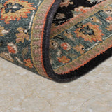 Siyah Bagh – Hand Knotted Wool Rug in Black/Grey