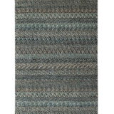 Teal Cipher – Hand Knotted Wool Rug in Turquoise Blue/Cream
