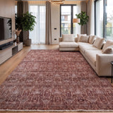 Terracotta Tessera – Hand Knotted Wool Rug in Rust/Ivory