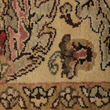 Bagh-e-Zaitun – Hand Knotted Wool Rug in Olive Green/Beige