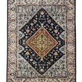 Lajvard Pearl – Hand Knotted Wool Rug in Navy Blue/Peal Blue
