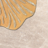 Petal Basin – Hand Tufted Wool Rug in Orange/Peach