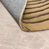 Petal Basin – Hand Tufted Wool Rug in Orange/Peach