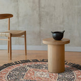 Chakra - Hand Knotted Wool Rug In Navy Blue/Russet