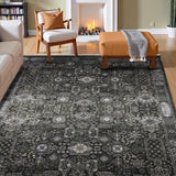 Vayra - Hand Knotted Wool Rug In Slate Grey