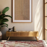 Kaida - Hand Knotted Wool Rug In Beige/Red