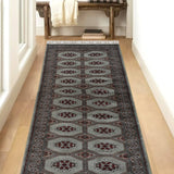 Masir-e Kamal - Hand Knotted Wool Rug In Olive Green/Maroon