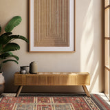 Parwaaz -  Hand Woven Jute Rug in Brown/Black