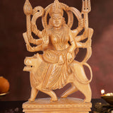 Goddess Durga - Sculpture in Wood