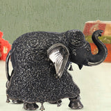 Gajanan' - God Ganesha - Sculpture in White Metal