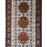 Iwan - Hand Knotted Wool Rug In Cream/Mustard Brown