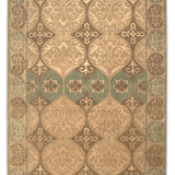 Zarafshan - Hand Knotted Wool Rug In Grey/Blue