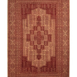 Kilimdar - Hand Knotted Wool Rug In Beige/ Brick Red