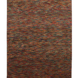 Rangoli - Hand Knotted Wool Rug In Turquoise Blue/Red