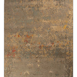 Kshetra-Vichar - Hand Knotted Wool Rug In Grey/Beige