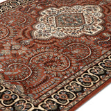 Viraat - Hand Knotted Wool Rug In Rust/Ivory