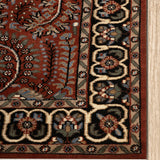 Viraat - Hand Knotted Wool Rug In Rust/Ivory
