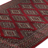 Rubai - Hand Knotted Wool Rug In Maroon/Cream