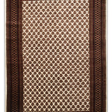 Patra - Hand Knotted Wool Rug In Cream/Mushroom Brown
