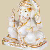 Lord Ganesha - Sculpture in Marble