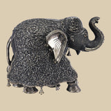 Gajanan' - God Ganesha - Sculpture in White Metal