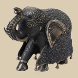 Gajanan' - God Ganesha - Sculpture in White Metal