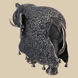 Gajanan' - God Ganesha - Sculpture in White Metal