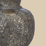 Silver Sparkle - Vase in White Metal