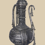 Surahi - Vase in White Metal