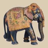 Golden Elephant - Sculpture in Wood