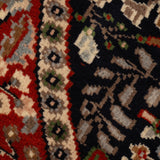 Chakra - Hand Knotted Wool Rug In Navy Blue/Russet