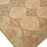Zarafshan - Hand Knotted Wool Rug In Grey/Blue