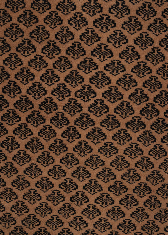 Tamkin - Hand Knotted Wool Rug In Beige/ Black