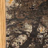 Tarangini - Hand Knotted Wool Rug In Dark Grey/Ivory