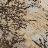 Tarangini - Hand Knotted Wool Rug In Dark Grey/Ivory