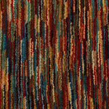 Rangoli - Hand Knotted Wool Rug In Turquoise Blue/Red
