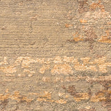 Naya-Daur - Hand Knotted Wool Rug In Light Grey/Off White